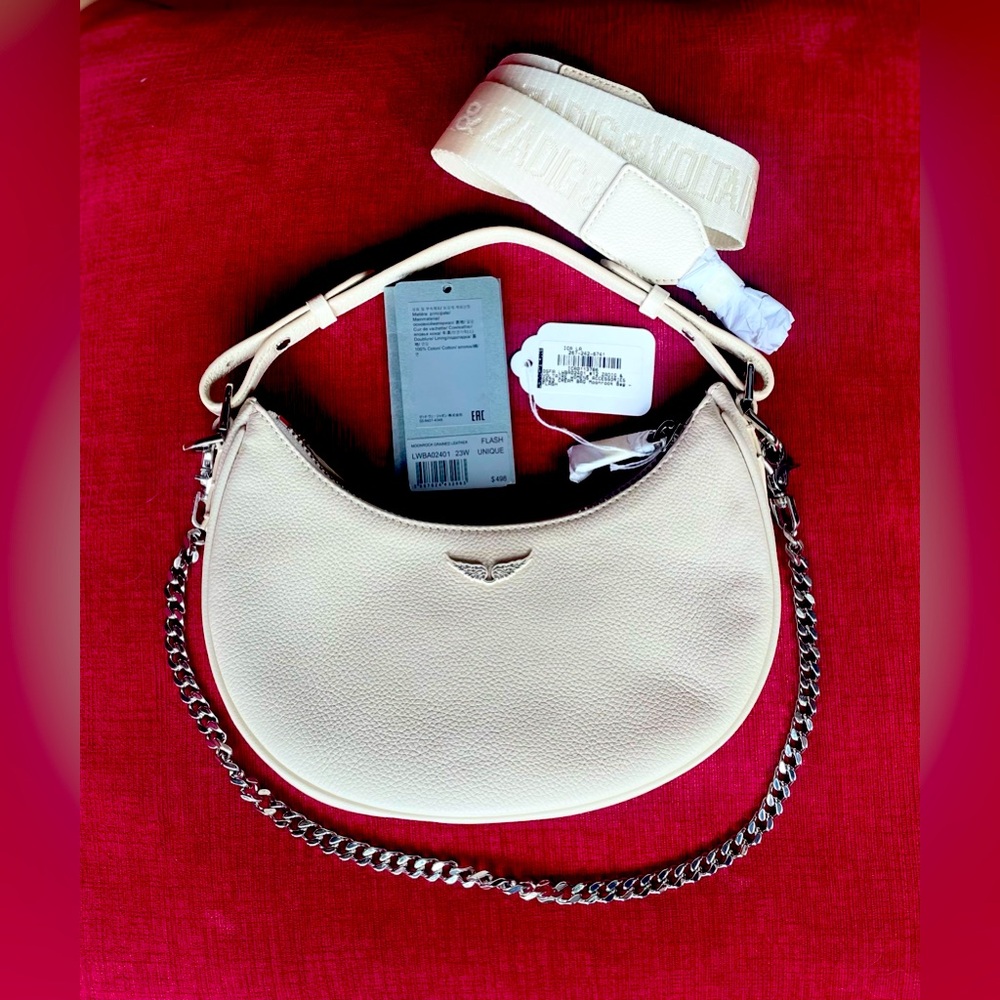 Zadig & Voltaire Moonrock Bag - Cream